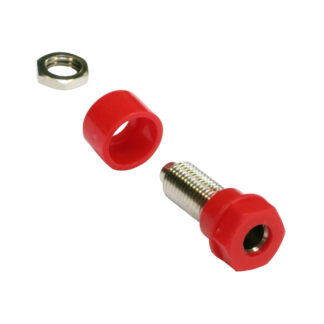 Banana socket 3230 red